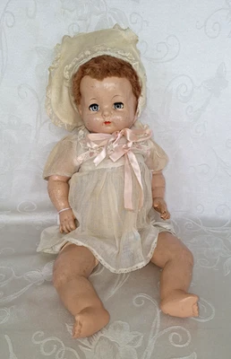 PELUCA CARACUL MUÑECA PASTEL EFFANBEE SWEETIE COMPOSICIÓN VINTAGE 18" TLC $33.33 Foto 1 de 4