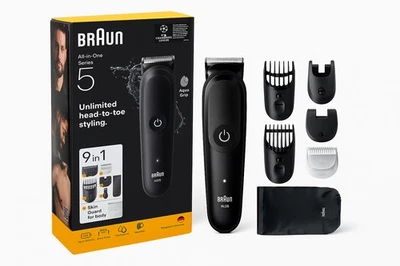 BRAUN All-in-One Series 5 Haarschneider 9 in1Set Barttrimmer Akku AIO5540 NEU - Bild 1 von 3