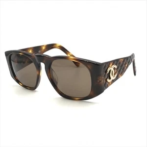Chanel Coco Mark Tortoiseshell Eyewear For Women Sunglasses Brown - Picture 1 of 9