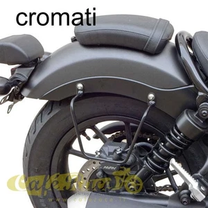 Rahmen Halterungen Spaan Chrom Seitentaschen für Honda Rebel 500 - Bild 1 von 1