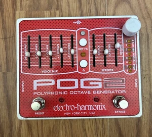 Used Electro-Harmonix EHX POG 2 Polyphonic Octave Generator Effects Pedal - Picture 1 of 3