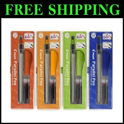 Juego de caligrafía de 4 plumines, cartucho de tinta extra Foto 1 de 4