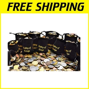 100 Münzen der Welt im Vintage Beutel - Bild 1 von 3