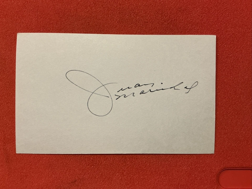 Juan Marichal 🔥🔥San Francisco Giants 🔥🔥HOF 1983🔥🔥Autograph 🔥🔥 - Image 1 of 1