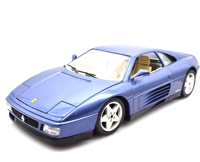 ✅Voiture 1/18 Ferrari 348 TB Bleu Blue Burago Bburago 1:18 Model Diecast Car - Photo 1/3
