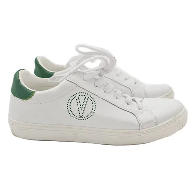 Zapatillas Valentino by Mario Valentino Fresia Logo Tachonadas Blanco Verde 8.5 Foto 1 de 4