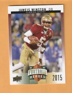 Jameis Winston Florida State Seminoles 2015 Upper Deck Heroes #CFWJW5 7U - Imagen 1 de 2
