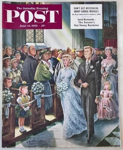 Saturday Evening Post June 13, 1953 magazine - Cover Only by Alajalov - Imagen 1 de 1