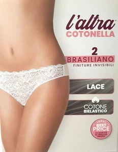 DIE ANDERE BRASILIANISCHE BAUMWOLLE mit unsichtbaren Oberflächen aus Spitze und Baumwolle - Bild 1 von 1