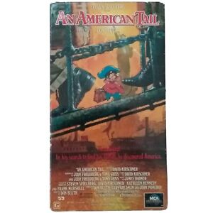 An American Tail VHS 1990 Steven Spielberg 