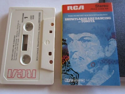 Tomita, Debussy  Snowflakes Are Dancing RCA  ARK1-0488 Audio Tape Cassette Album - Image 1 of 4