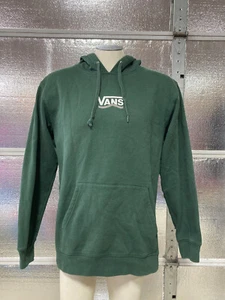 Vans Off The Wall Hoodie - Mens Medium - Green - Pullover Sweatshirt - Picture 1 of 9