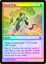 Stand Firm FOIL Fifth Dawn PLD White Common MAGIC THE GATHERING CARD ABUGames