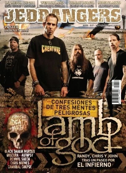 LAMB OF GOD - Jedbangers # 58 Magazine Argentina - Image 1 of 1