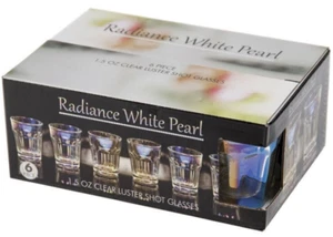 Circleware - Radiance White Pearl Scorchers 45 ml Schnapsglas 6er Set - Bild 1 von 5