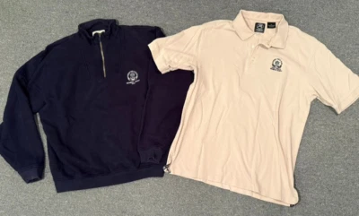 Dorset Field Club Member Sweatshirt & Polo Shirt Sz M Golf Cutter & Buck Ahead - Image 1 of 4