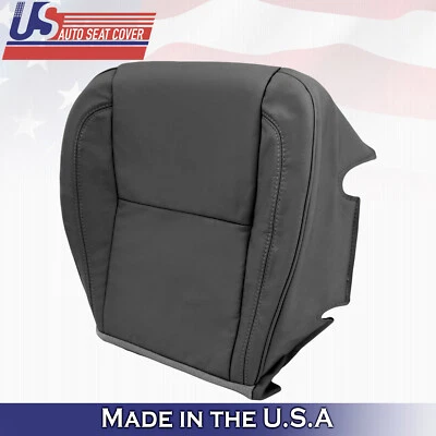 1998 1999 2000 For Lexus GS300 Driver Side Bottom Solid Leather Seat Cover Black - Image 1 of 4