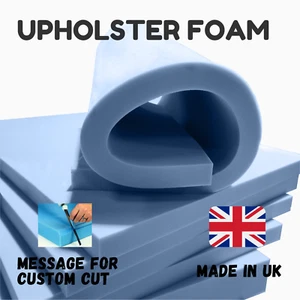UPHOLSTERY FOAM SHEET / HIGH DENSITY / CUT TO SIZE / SUPPORT & COMFORT FIRM FOAM - Picture 1 of 6