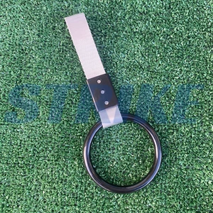 BLACK & WHITE JDM TSURIKAWA Ring Subway Train Bus Handle Strap Charm Drift NEW - Picture 1 of 2