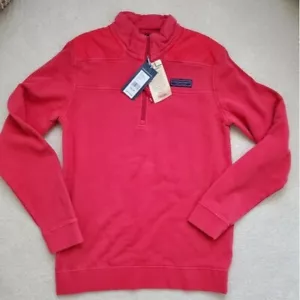 Vineyard Vines NWT Boys Shep Shirt Pullover in Red Velvet New szXL (18) - Picture 1 of 16