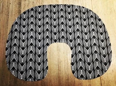 Spooky Skull Bones Gothic Ribcage Nursing Pillow Cover Newborn Baby - Image 1 of 2