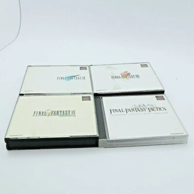 Final Fantasy 7 8 9 TacticPS1 Playstation one Square Enix Box Limited Cards OBI - Image 1 of 4