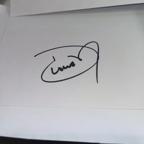 Dionne Warwick Legendary Singer Signed 3x5 Index Card Cover