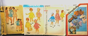 4 Vintage Childrens Patterns Simplicity 4327-9191-6231 McCalls 4016 Uncut 1960+ - Picture 1 of 6