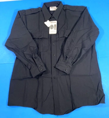 NUEVA CAMISA ELÁSTICA MANGA LARGA DUTYMAXX ELBECO PARA HOMBRE 584 AZUL MARINO MEDIANOCHE 18,5 X 37 Foto 1 de 2