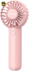 Mini Handheld Fan, Small Cute Design, 3 Powerful Speeds, USB Rechargeable Batter - Picture 1 of 7