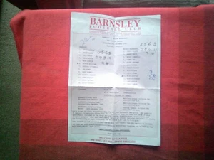 Barnsley V Bolton Wanderers Reserves Pontins League Programm 1991 selten Vintage - Bild 1 von 4
