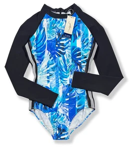 Gottex One-Piece Long Sleeve Swimsuit - NWT Womens 10 Jungle Fever - #45897-N1 - Picture 1 of 1