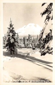 # K841 MONTAGEHAUBE, OR.  ECHTFOTO POSTKARTE, IM WINTER - Bild 1 von 2