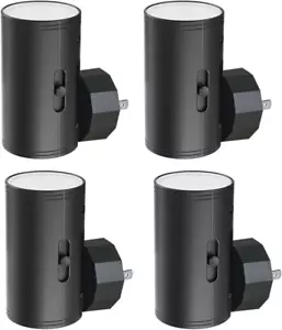 4 Pack LED Night Light, Plug into Wall, Dusk to Dawn Sensor, Soft White 3000K,Up - Picture 1 of 12