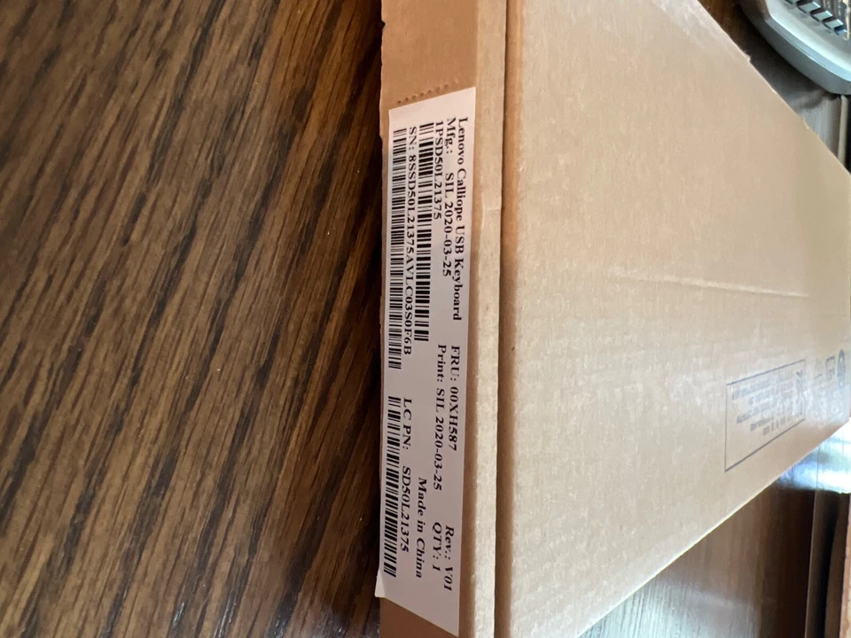 NEW IN BOX Lenovo Calliope USB Keyboard Black - Image 1 of 1