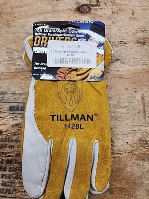 Tillman 1428  Top Grain/Split Cowhide Drivers Gloves, Large - Image 1 of 2