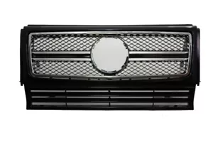 Front Grille Assembly W/Emblem BLACK FOR '1986-'2013 BENZ W463 G-CLASS G63 LOOK - Imagen 1 de 2