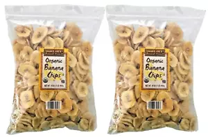 Trader Joe'S Organic Banana Chips 16 Oz (Pack of 2) - Picture 1 of 12