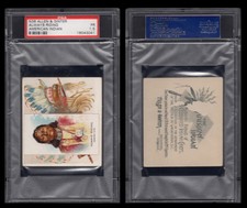 1888 N36 Allen & Ginter American Indian Chiefs "ALWAYS RIDING " PSA 1.5 /  7133