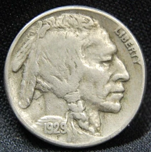 1929S BÜFFELNICKEL MIT SS + DETAILS - Bild 1 von 3