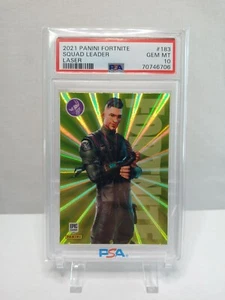 2021 Panini Fortnite Series 3 Laser Squad Leader #183 USA Print PSA 10 - Picture 1 of 2