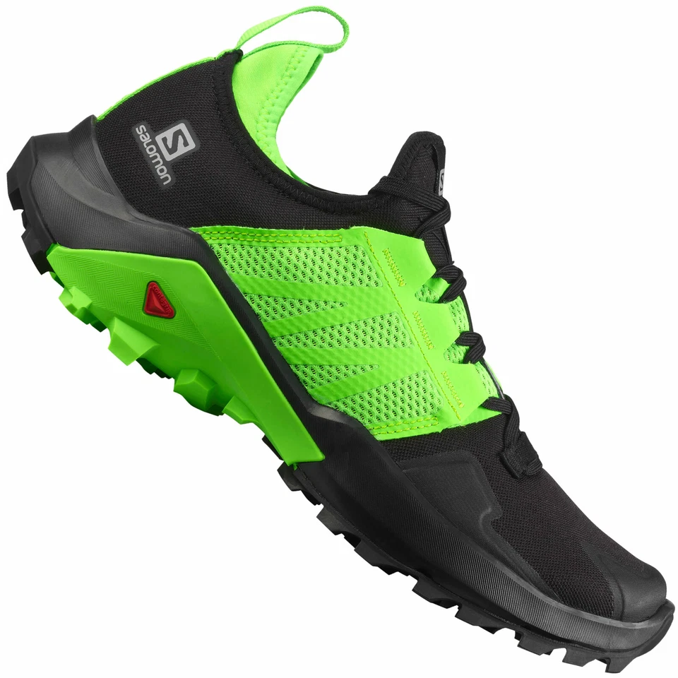 Salomon Madcross Chaussures De Course Pour Hommes Noir/Vert - Photo 1/1