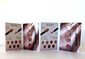 2 x come Idole Tint Liquid Eye Blusher - Liquid Eyeshadow 4 Shade - Sample Card - Picture 1 of 4