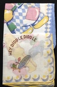 DE COLECCIÓN 2 PAÑUELOS PAÑUELOS PARA NIÑOS HEY DIDDLE DIDDLE PARCHE TRABAJO - Imagen 1 de 4