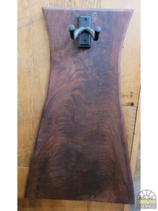 Live Edge Walnut Slab Guitar Rack, Single Hook, 28"H x 18"W, Wood, Hand Made - Picture 1 of 12