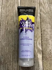 John Frieda Violet Crush For Blondes Purple Conditioner for Blonde Hair ~ 8.3 oz - Picture 1 of 2