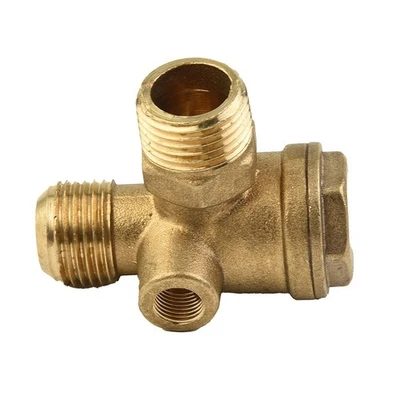 Air Compresseur Machine Accessoire Pure Cuivre Sens Unique Valve Carreaux Valve - Photo 1/4
