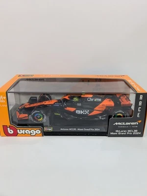 1:24 Burago McLaren MCL38 Miami Grand Prix 2024 Lando Norris Foto 1 de 4