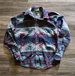 Vintage Cabela's Women's Aztec Southwest Long Sleeve Button Shirt - Size Medium  - Picture 1 of 5