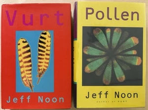 Vurt and Pollen by Jeff Noon 2bk lot Fine 1st ed hardcovers with dj - Picture 1 of 4